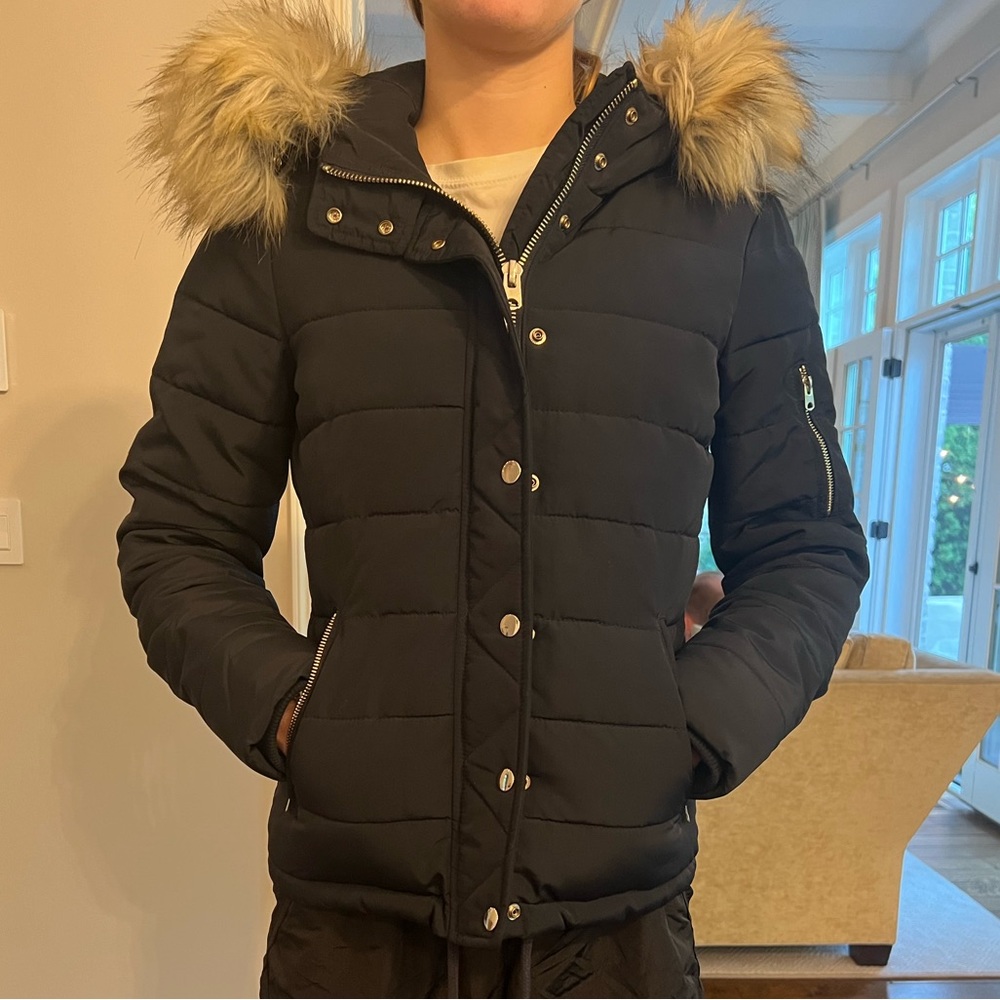 Topshop Women’s Puffer Coat